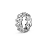 GHIRLANDA WHITE GOLD ETERNELLE RING WITH DIAMONDS