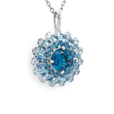 Blue Burst Pendant
