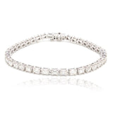 7.29ctw Diamond Tennis Bracelet