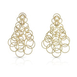 HAWAII YELLOW GOLD PENDANT EARRINGS