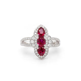 Ruby Art Deco Ring