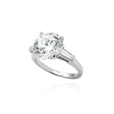 5.01 Carat Round Natural Diamond Ring