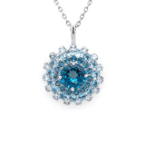 Blue Burst Pendant