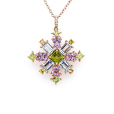 Pastel Geometric Pendant