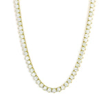 25.50ctw Diamond Tennis Necklace