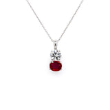 Diamond and Ruby Pendant