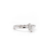 Petite Cairn Two Diamond Ring