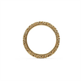 WHITE AND YELLOW GOLD ETERNELLE BAND WITH DIAMONDS SCACCHI STYLE