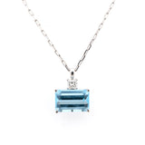 Aquamarine Gemstone Necklace