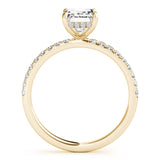 Hidden Halo Engagement Ring