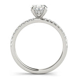 Hidden Halo Engagement Ring