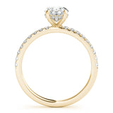 Hidden Halo Engagement Ring
