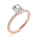 Hidden Halo Engagement Ring
