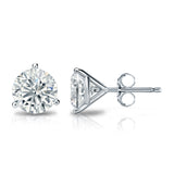 1.50 CARAT TOTAL STUDS H SI2 GIA CERTIFIED EXCELLENT CUT GRADE