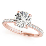 Hidden Halo Engagement Ring