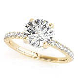 Hidden Halo Engagement Ring