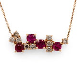 Rose Gold Geometric Necklace