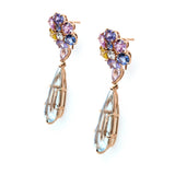 Prism Floral Raindrop Earrings
