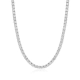 12.40 Carat Tennis Necklace