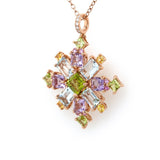 Pastel Geometric Pendant