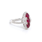 Ruby Art Deco Ring