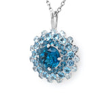 Blue Burst Pendant