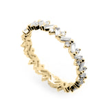 Cairn Yellow Gold Diamond Eternity Band