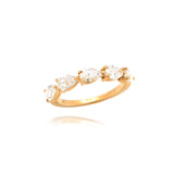 1.50ctw Pear Diamond Band