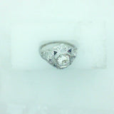 Vintage Old Mine Cut Diamond Ring