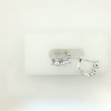 Stacked Diamond Oval Hoops