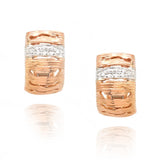 Estate Diamond and Gold Earrings