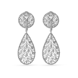 RAMAGE WHITE GOLD PENDANT EARRINGS