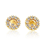 Estate Chopard Happy Diamond Stud Earrings