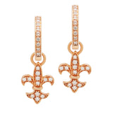 Diamond Fluer-De-Lis Charms