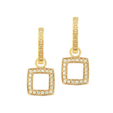 Cushion Shaped Earring Charms
