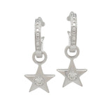 Diamond Star Earring Charms