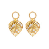Aspen Leaf Earring Charms Yellow Gold