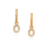 Open Oval Earring Charms