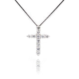 Estate Diamond Cross Pendant