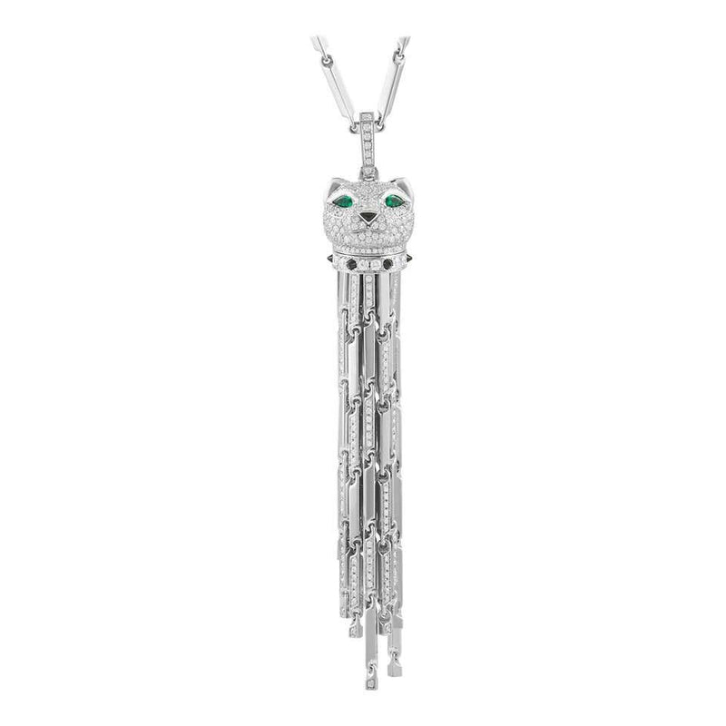 Estate Cartier Panthere Tassel Pendant