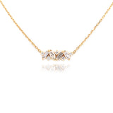 Cairn Diamond Bar Necklace