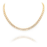 Hexagonal Diamond Necklace