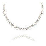 Hexagonal Diamond Necklace