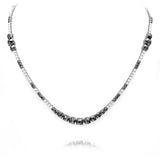 Black and White Diamond Necklace