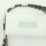 Black and White Diamond Necklace