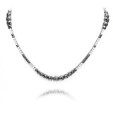 Black and White Diamond Necklace