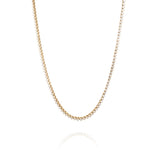7.38 Carat Diamond Tennis Necklace