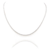6.25 Carat Natural Diamond Tennis Necklace