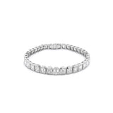 14 Carat Emerald Diamond Tennis Bracelet