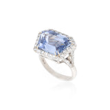 Violet Blue Sapphire Ring
